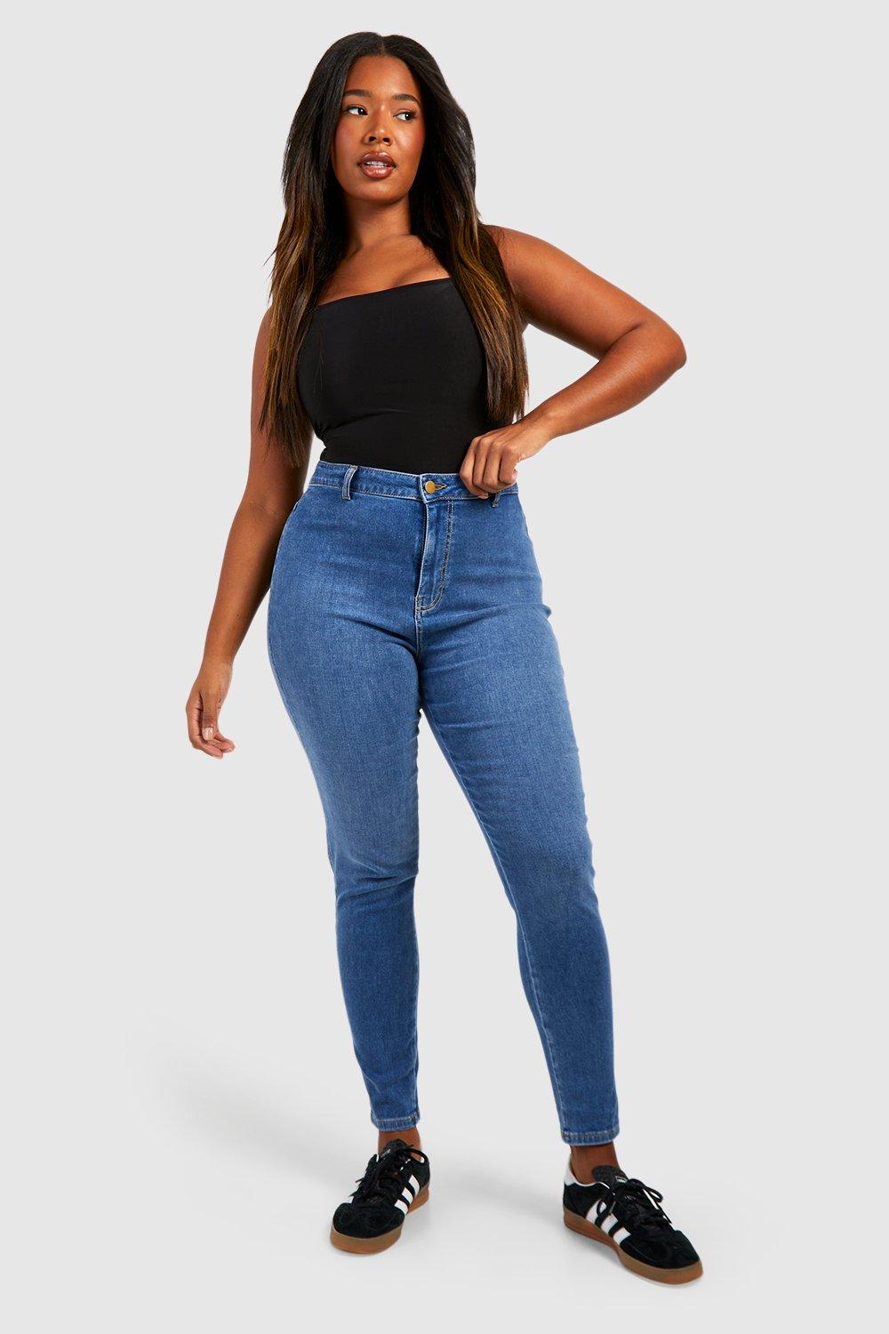 Jean slim shop stretch taille haute